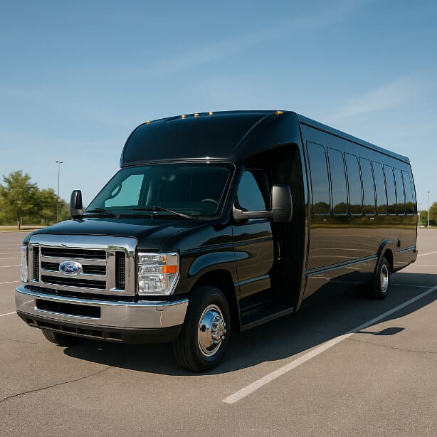 Corona Shuttle Bus Rentals 18 Passenger Shuttle Bus