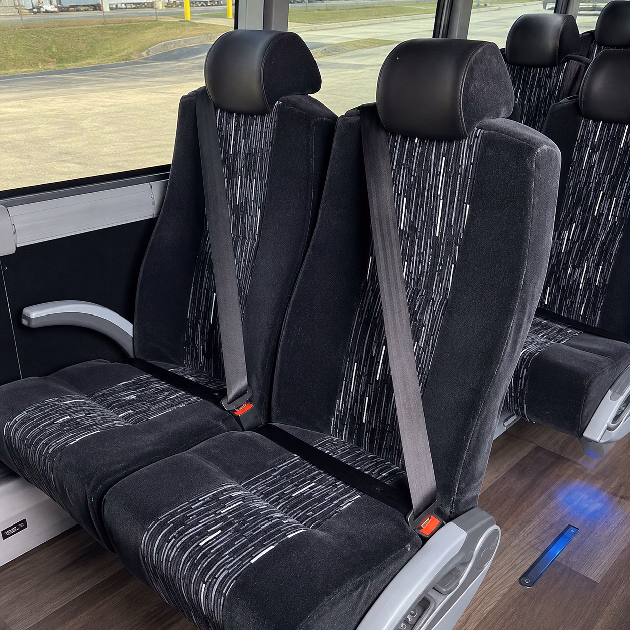 private charter buses for layovers in corona